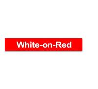 Brady BMP21-LAB/Plus M210 Label Imprimante Compatible Remplacement Rande(White-on-Red)