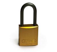 Brady Cadenas en Aluminium avec Anse en Aluminium, 40mm x 89mm x 19mm, Jaune, Lot de 6