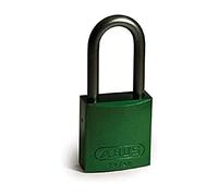 Brady Cadenas en Aluminium avec Anse en Aluminium, 40mm x 89mm x 19mm, Vert