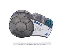 Brady Étiquettes en bande auto-agrippante BradyGrip™ pour imprimantes M210 & M211 - Étiquettes polyester réutilisables pour câbles et fils - Noir sur Blanc - M21-250-414