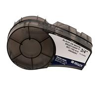 Brady (M21-750-414) Matériau à crochets imprimable BradyGrip pour étiqueteuses BMP21-PLUS, BMP21-LAB et BMP21 19.05 mm x 3.048 m Noir sur blanc