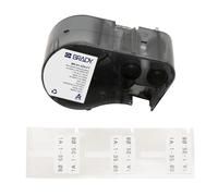Brady Étiquettes en polypropylène étiqueteuses BMP51/BMP53/M511-200 Étiquettes imprimables adhésives - Noir sur blanc (30,00 mm (l) x 40,01 mm (H)) - M5-01-425-FT