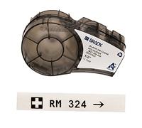 Brady (M21-500-430) Ruban en polyester pour étiqueteuses BMP21-PLUS, BMP21-LAB et BMP21 12.70 mm x 6.40 m Noir sur transparent