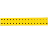 Brady Identical Numbers and Letters on One Card for Indoor and, 1520-DSH, 044036 (on One Card for Indoor and Outdoor Use 14.00 mm x 19.05 mm 1520-DSH, Black, Yellow, Self-Adhesive Printer)