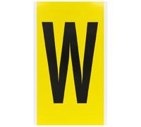 Brady Identical Numbers and Letters on One Card for Indoor and, 1570-W, 097592 (on One Card for Indoor and Outdoor Use 127.00 mm x 288.60 mm 1570-W, Black, Yellow, Rectangle, Permanent,)