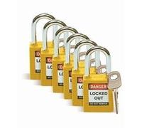 BRADY Italie - MOD813637 - Ensemble De 6 Cadenas De Sécurité
