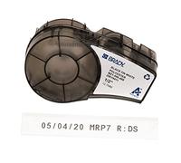 Brady (M21-500-488) Ruban en polyester pour étiqueteuses BMP21-PLUS, BMP21-LAB et BMP21 12.70 mm x 6.40 m Noir sur blanc