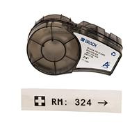 Brady (M21-750-430) Ruban en polyester pour étiqueteuses BMP21-PLUS, BMP21-LAB et BMP21 19.05 mm x 6.40 m Noir sur transparent