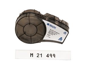 Brady M21 B499 Ruban D'Étiquettes En Nylon 12.7mm X 4.8m Noir Blanc - 110894