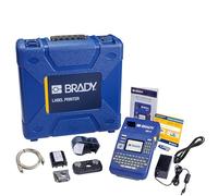 Brady M510 Kit Étiqueteuse Portable - Machine à Étiquettes Industrielle pour étiquettes résistantes aux Produits Chimiques - Mallette, Câble EU et 1 Cartouche d'Étiquettes Inclus - Remplace BMP51
