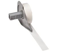 Brady M7C-500-595-WT Ruban adhésif permanent en vinyle résistant aux intempéries pour imprimantes M710 et BMP71 Blanc 1,3 cm x 15,2 m