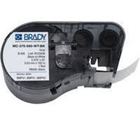 Brady, MC-375-595-WT-BK, Vinyle, noir sur blanc, 9,53mm x 7,62m, En continu (139923)