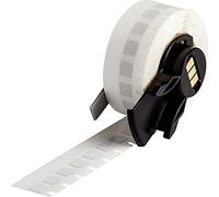 Brady PTL-1-727 Lot de 750 étiquettes en polyamide haute température Blanc 6,350 mm x 6,350 mm