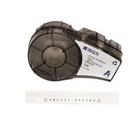 Brady 139744 Noir, Blanc Imprimante d'étiquette adhésive - Étiquettes à imprimer (Noir, Blanc, Imprimante d'étiquette adhésive, Acrylique, Vinyle, Transfert thermique, Permanent, Mat)