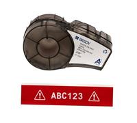 Brady M21-750-595-RD étiquette à imprimer Blanc - Étiquettes à imprimer (Blanc, Vinyle, Transfert thermique, Acrylique, Permanent, Gloss)