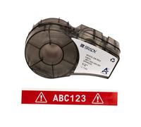 Brady M21-500-595-RD étiquette à imprimer Rouge Imprimante d'étiquette adhésive - Étiquettes à imprimer (Rouge, Imprimante d'étiquette adhésive, Vinyle, Transfert thermique, Acrylique, Permanent)