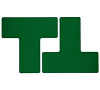 Brady ToughStripe - Lot de 20 rubans adhésifs non abrasifs en forme de T, 20,3 cm de long, 7,6 cm de large, vert