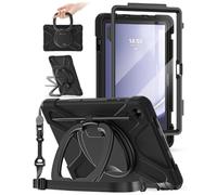 BRAECN Coque Tablette Samsung Tab A9 Plus 11 Pouces 2023, Coque Antichoc avec Protecteur D'écran Porte-Stylo [Dragonne Rotative à 360] et Support, Protection Tablette Galaxy Tab A9 Plus