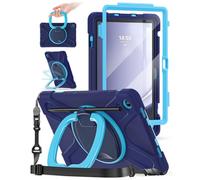 BRAECN Coque Tablette Samsung Tab A9 Plus 11 Pouces 2023, Coque Antichoc avec Protecteur D'écran Porte-Stylo [Dragonne Rotative à 360] et Support, Protection Tablette Galaxy Tab A9 Plus