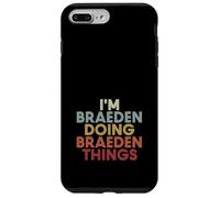 Braeden Name Braeden Personalized Name First Given Coque pour iPhone 7 Plus/8 Plus
