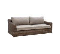 Brafab Canapé 3 places Glendon Dark Brown-soft moose
