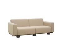 Brafab Canapé Bolster Anthracite-teddy beige. 2.5 places