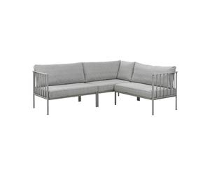 Brafab Canapé modulaire Upper coin Light grey-digi grey