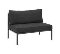 Brafab Canapé modulaire Upper Noir-teddy black. partie centrale