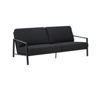 Brafab Canapé Naos Noir-teddy black. 2.5 places