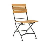 Brafab Chaise à manger Brewer Noir-teck