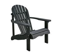 Brafab Chaise longue Skule Pin de couleur noir