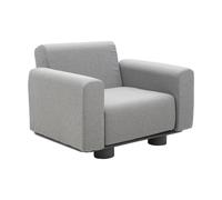 Brafab Fauteuil Bolster Antracite-teddy grey
