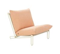 Brafab Fauteuil lounge Blixt Pearl white-teddy orange