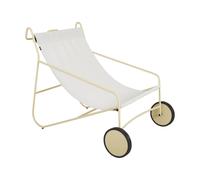 Brafab Fauteuil lounge Poul Chair Lemon-off white