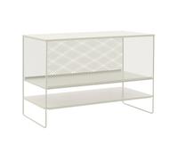 Brafab Meuble bas de cuisine d'extérieur Haru avec étagères 120x90x60 cm Pearl white