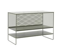 Brafab Meuble bas de cuisine d'extérieur Haru avec étagères 120x90x60 cm Slate grey