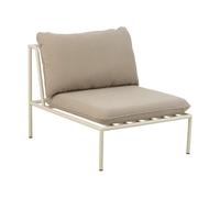 Brafab Module de canapé Collier Pearl white-teddy beige. élément central