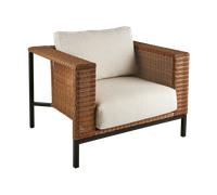 Brafab Shell fauteuil lounge Teddy rice-noir