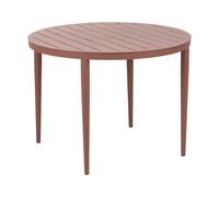 Brafab Table à manger Bigby Zin Red. Ø100 cm