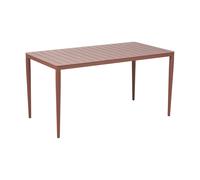 Brafab Table à manger Bigby Zin Red. 144x76 cm
