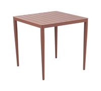 Brafab Table à manger Bigby Zin Red. 76x76 cm