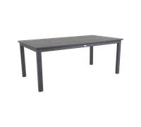 Brafab Table à manger extensible Lomma Anthracite 194-312 cm