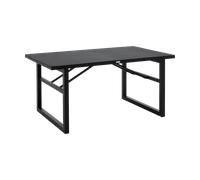 Brafab Table à manger Vevi Noir 160 cm