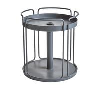 Brafab Table d'appoint et pied de parasol Shady Anthracite