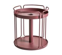 Brafab Table d'appoint et pied de parasol Shady Zin red