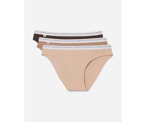 Braga Lacoste Sous Vetement beige marron blanc (3 unités) - XS