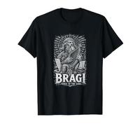 Bragi, vers des Dieux, Barde Nordique, poète, légende T-Shirt Graphique avec Valeur