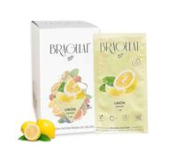 BRAGULAT | Jus de fruits concentré | Boissons instantanées et boissons gazeuses | Sans sucre et vitamine C | Eau aromatisée au citron | 15 enveloppes