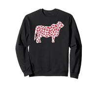 Brahma Cow présente Un léopard pour la Maman de Brahma Sweatshirt