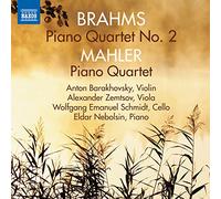 Brahms 2 OP 26/Mahler/Quatuor avec Piano en la Mineur